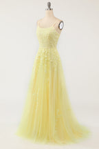 Elegant Lavender A-line Prom Dress