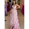 Glamorous & Dramatic A-Line Appliques Off-Shoulder Sleeveless Party Prom Dress