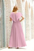 Baoleely  Mother of The Bride Dresses Plus Size V-Neck Floor Length Formal Prom Dress for Wedding Guest 28020