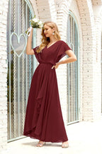 Baoleely  Mother of The Bride Dresses Plus Size V-Neck Floor Length Formal Prom Dress for Wedding Guest 28020