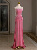 Mermaid Velvet Long Prom Dress Long Formal Dress