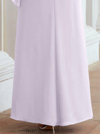 Sunnderly Formal Party Gown Dress Long Mother of The Bride Dresses with Ruffle Cape SY28026