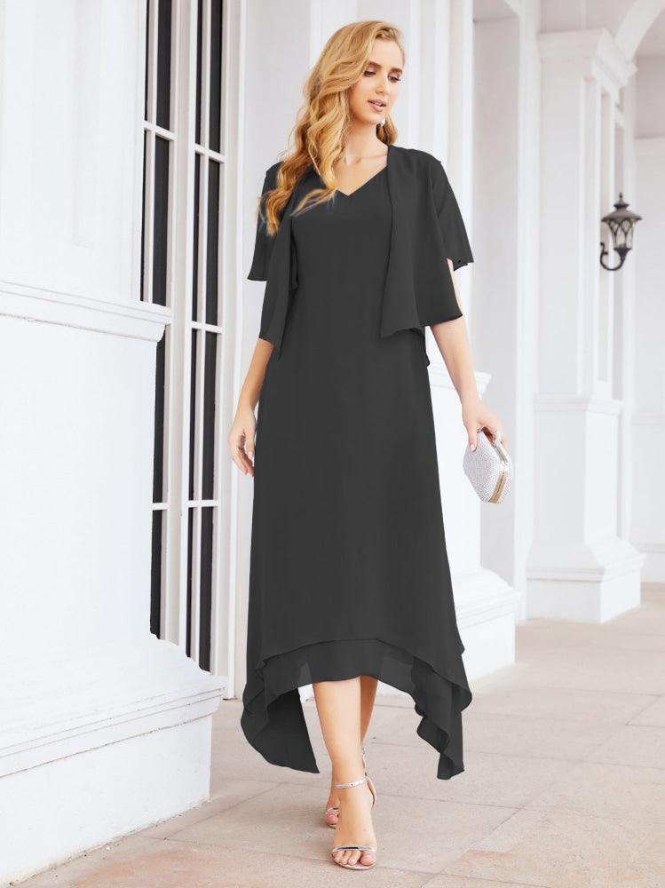 Sunnderly Two-Piece A-line Mother of The Bride Dress Formal Party Gown Dress SY28073