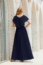 Baoleely  Mother of The Bride Dresses Plus Size V-Neck Floor Length Formal Prom Dress for Wedding Guest 28020