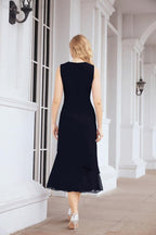 Sunnderly Two-Piece A-line Mother of The Bride Dress Formal Party Gown Dress SY28072