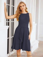 Sunnderly Mother of The Bride Dresses Prom Dress Casual Pleated Dress  SY28065