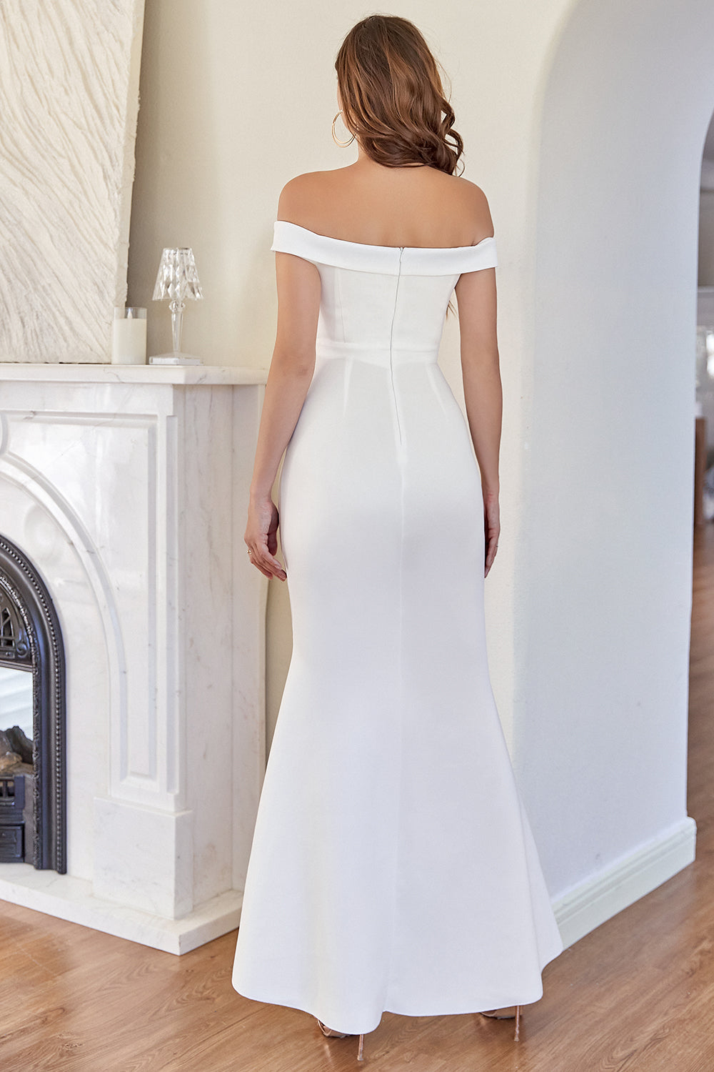 Off the Shoulder Mermaid Prom Dress