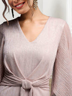 Sheath/Column V-Neck Knee-Length Mother of the Bride Dresses