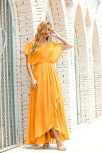 Baoleely  Mother of The Bride Dresses Plus Size V-Neck Floor Length Formal Prom Dress for Wedding Guest 28020