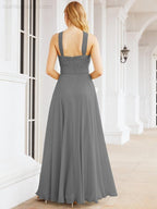 Numbersea Crisscross Halter Bridesmaid Dresses for Party Wedding Evening Prom Maxi Ball Gowns 28053