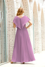 Baoleely  Mother of The Bride Dresses Plus Size V-Neck Floor Length Formal Prom Dress for Wedding Guest 28020
