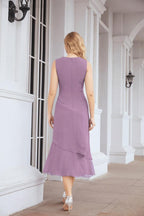 Sunnderly Two-Piece A-line Mother of The Bride Dress Formal Party Gown Dress SY28072