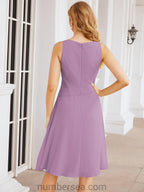 Sunnderly Mother of The Bride Dresses Prom Dress Casual Pleated Dress  SY28065