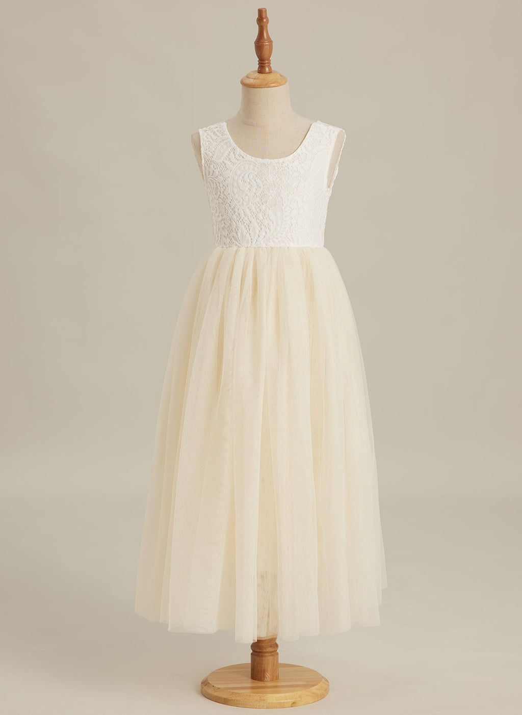Enchanted Tulle Lace Flower Girl Dress