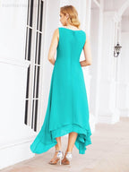 Sunnderly Two-Piece A-line Mother of The Bride Dress Formal Party Gown Dress SY28073