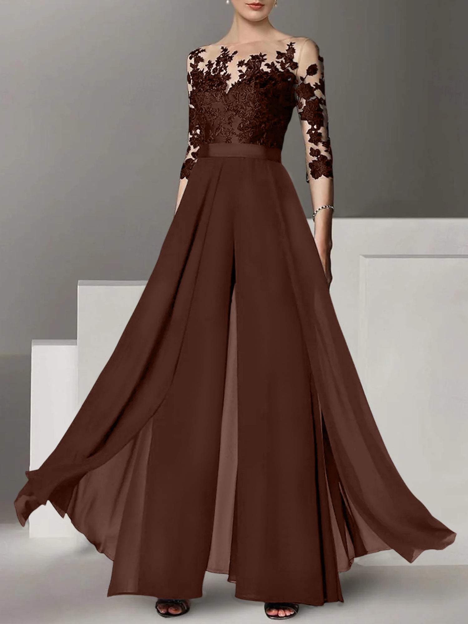 A-Line/Princess Mother of the Bride Dresses with Applique