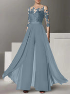A-Line/Princess Mother of the Bride Dresses with Applique
