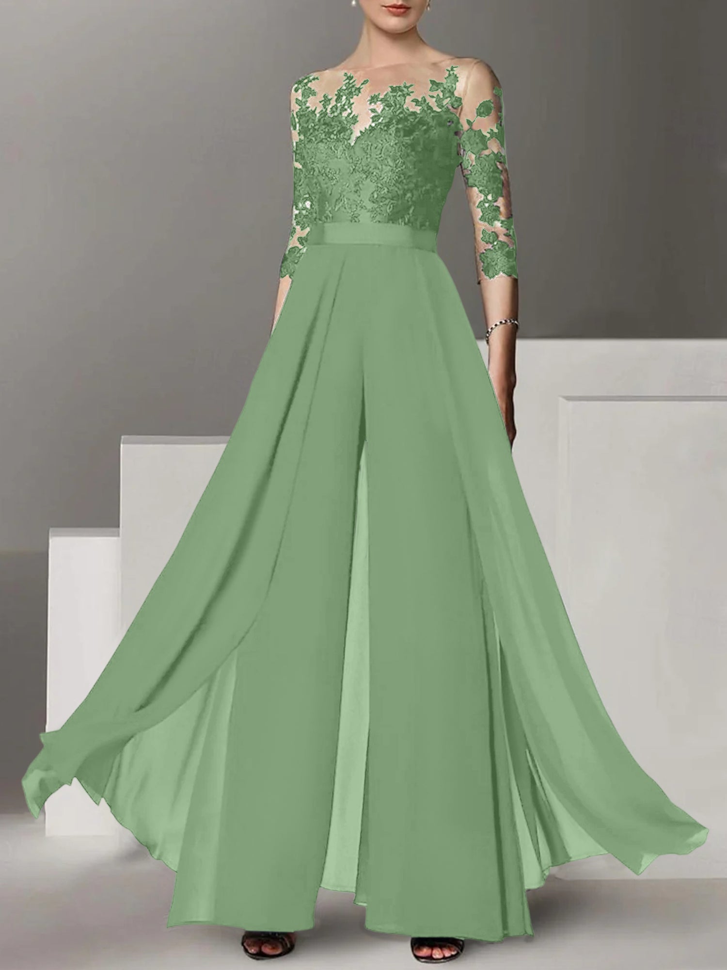 A-Line/Princess Mother of the Bride Dresses with Applique
