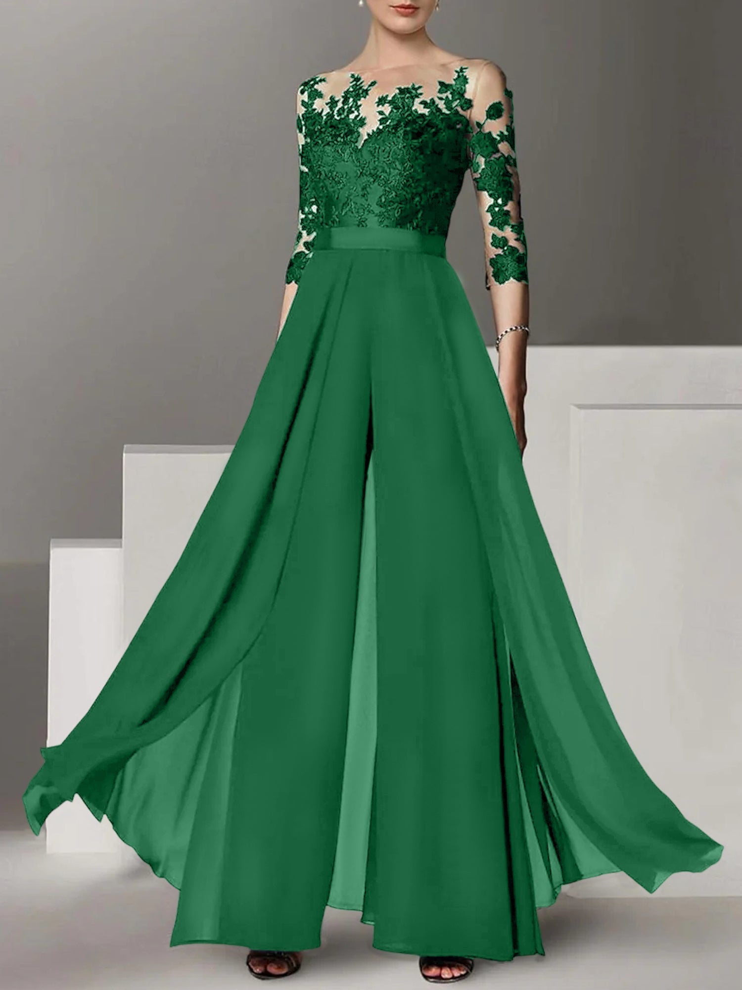 A-Line/Princess Mother of the Bride Dresses with Applique