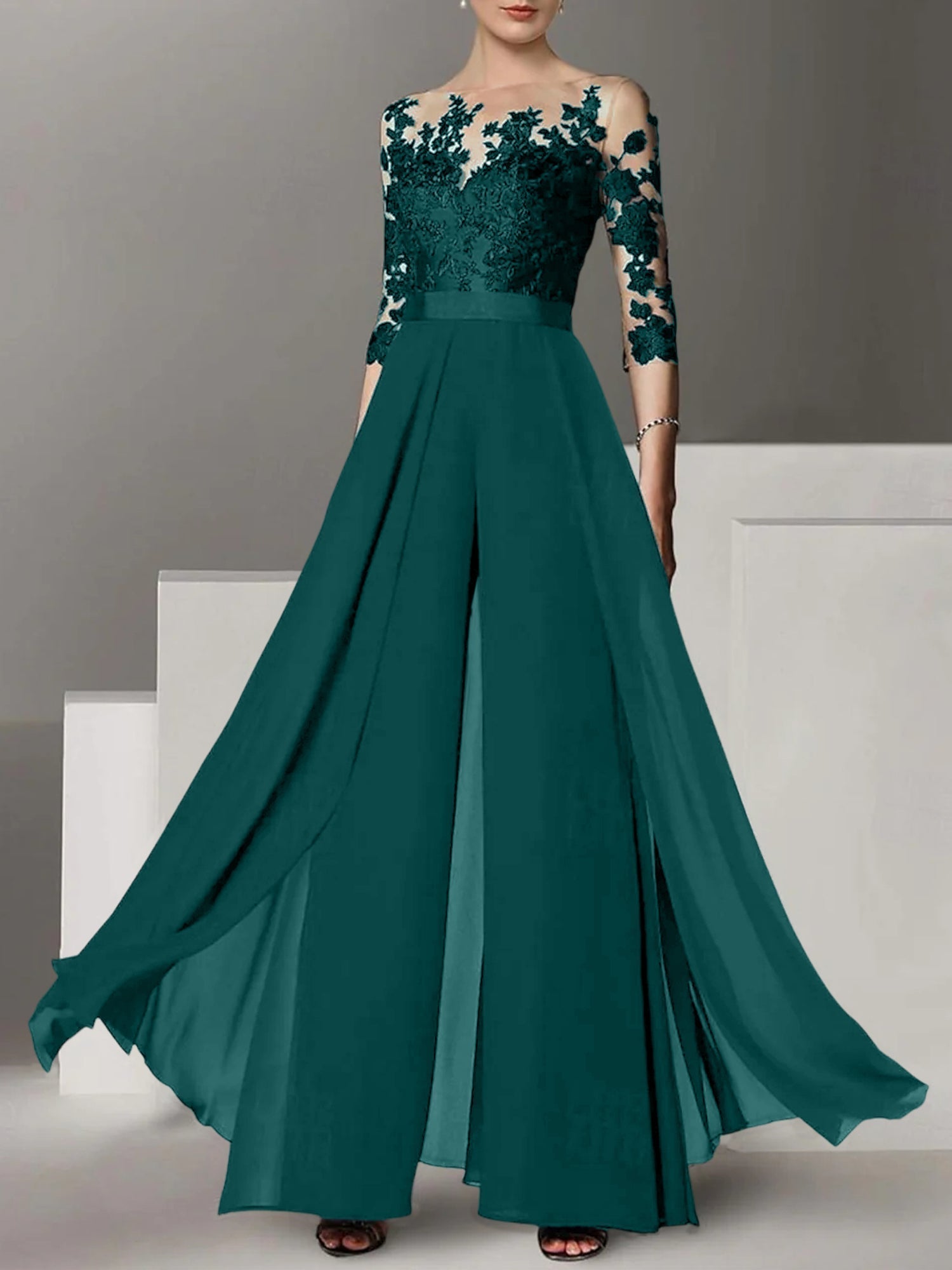A-Line/Princess Mother of the Bride Dresses with Applique