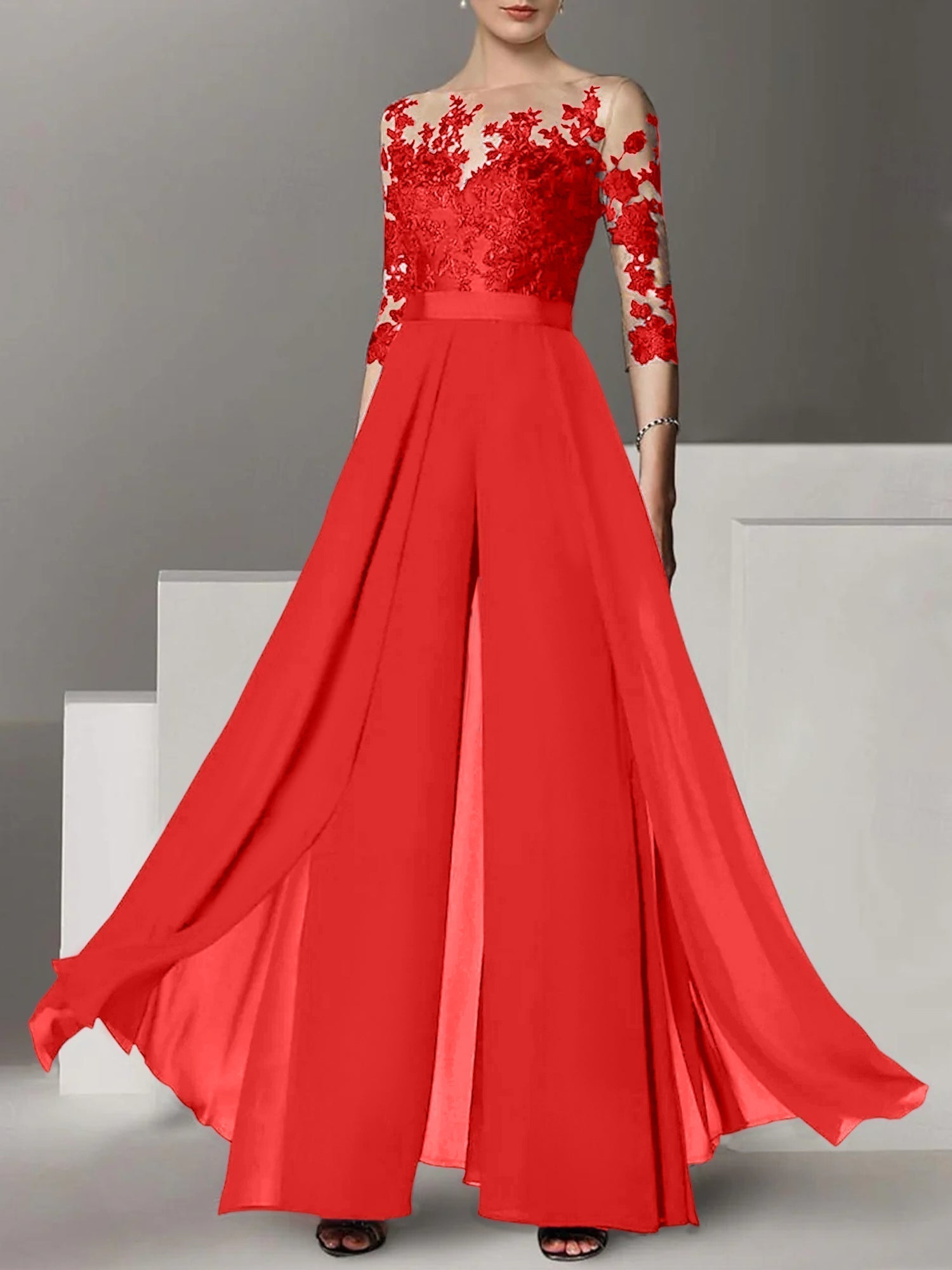 A-Line/Princess Mother of the Bride Dresses with Applique