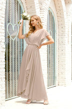 Baoleely  Mother of The Bride Dresses Plus Size V-Neck Floor Length Formal Prom Dress for Wedding Guest 28020