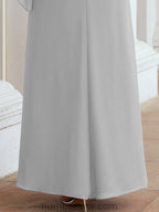 Sunnderly Formal Party Gown Dress Long Mother of The Bride Dresses with Ruffle Cape SY28026