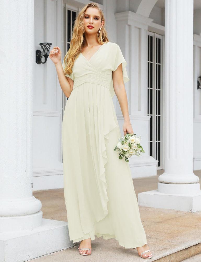 Numbersea Bridesmaid Dresses Backless Formal Prom Gowns for Evening Party Mother of The Bride Dress 28040