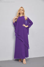 Mother of Bride Dresses with Open Front Lightweight Cardigan Formal Prom Gown  28081