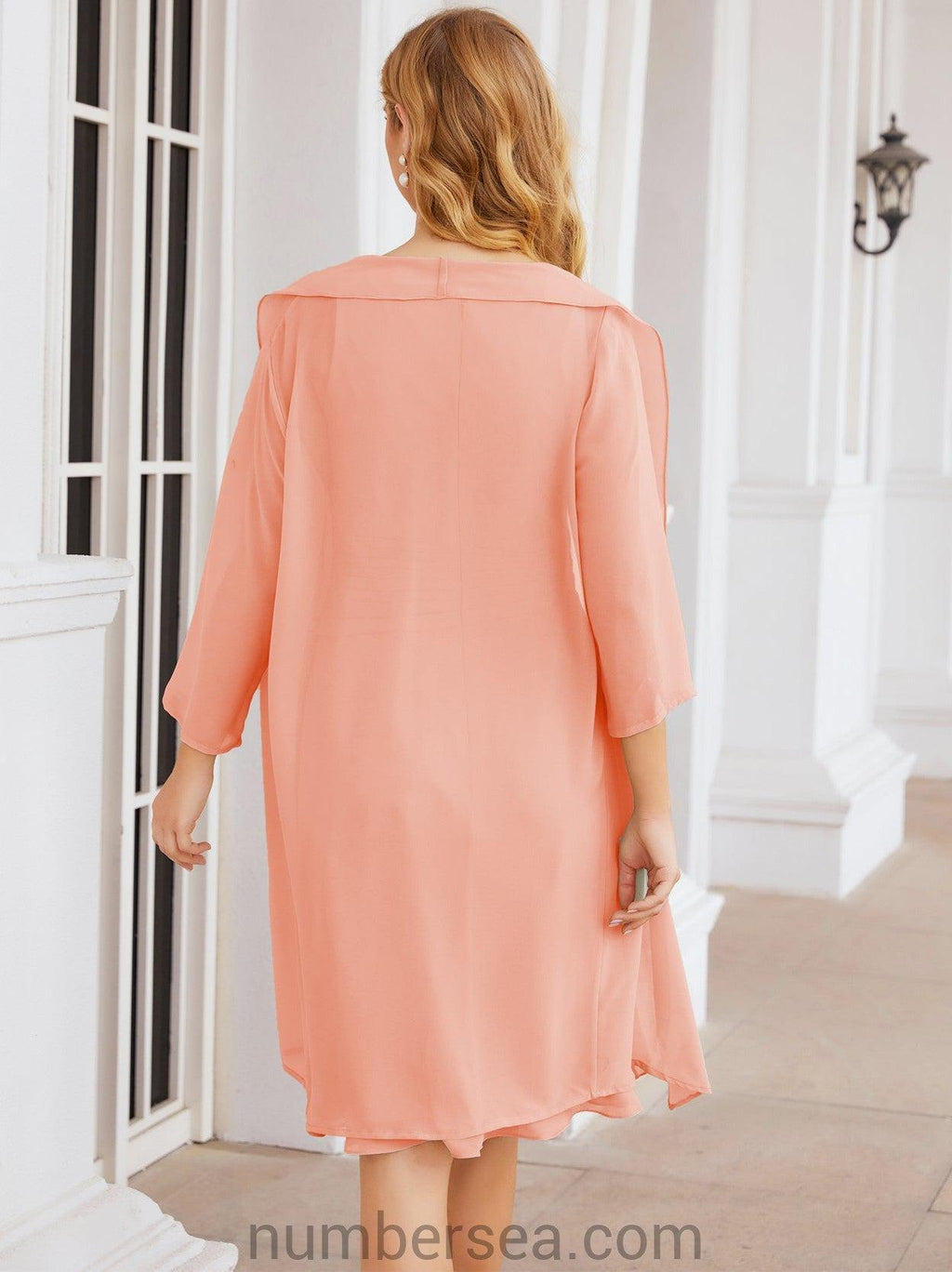 Sunnderly Mother of The Bride Dresses Prom Dress Casual Pleated Dress  SY28065