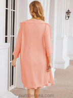 Sunnderly Mother of The Bride Dresses Prom Dress Casual Pleated Dress  SY28065