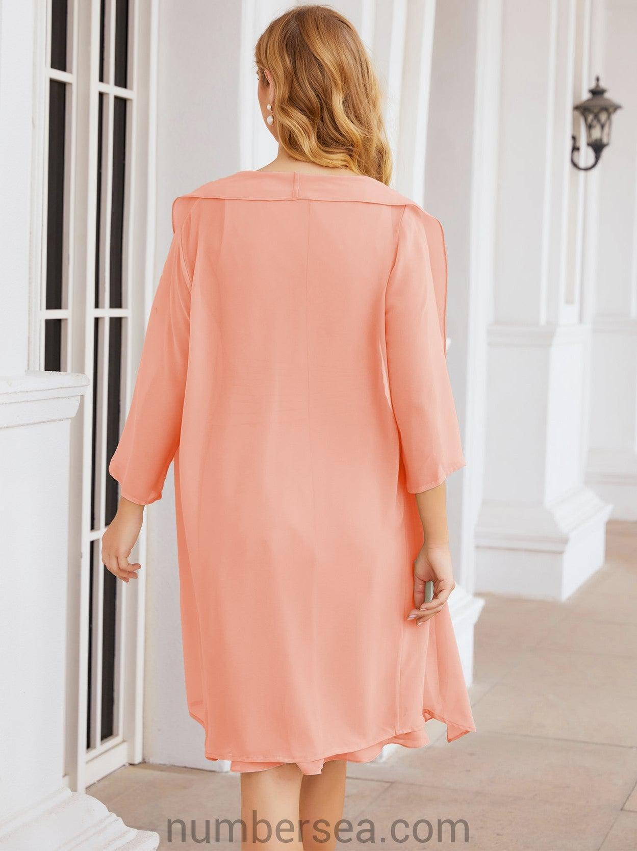 Sunnderly Mother of The Bride Dresses Prom Dress Casual Pleated Dress  SY28065