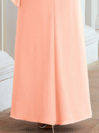 Sunnderly Formal Party Gown Dress Long Mother of The Bride Dresses with Ruffle Cape SY28026