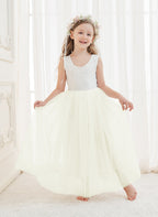 Enchanted Tulle Lace Flower Girl Dress