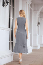 Sunnderly Two-Piece A-line Mother of The Bride Dress Formal Party Gown Dress SY28072