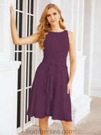 Sunnderly Mother of The Bride Dresses Prom Dress Casual Pleated Dress  SY28065