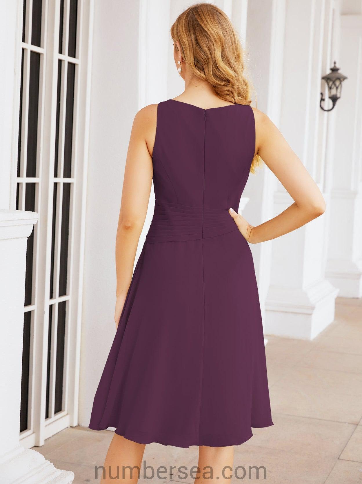 Sunnderly Mother of The Bride Dresses Prom Dress Casual Pleated Dress  SY28065