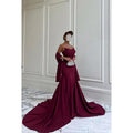 Simple Casual Scoop Sleeveless Mermaid Formal Party Prom Dress