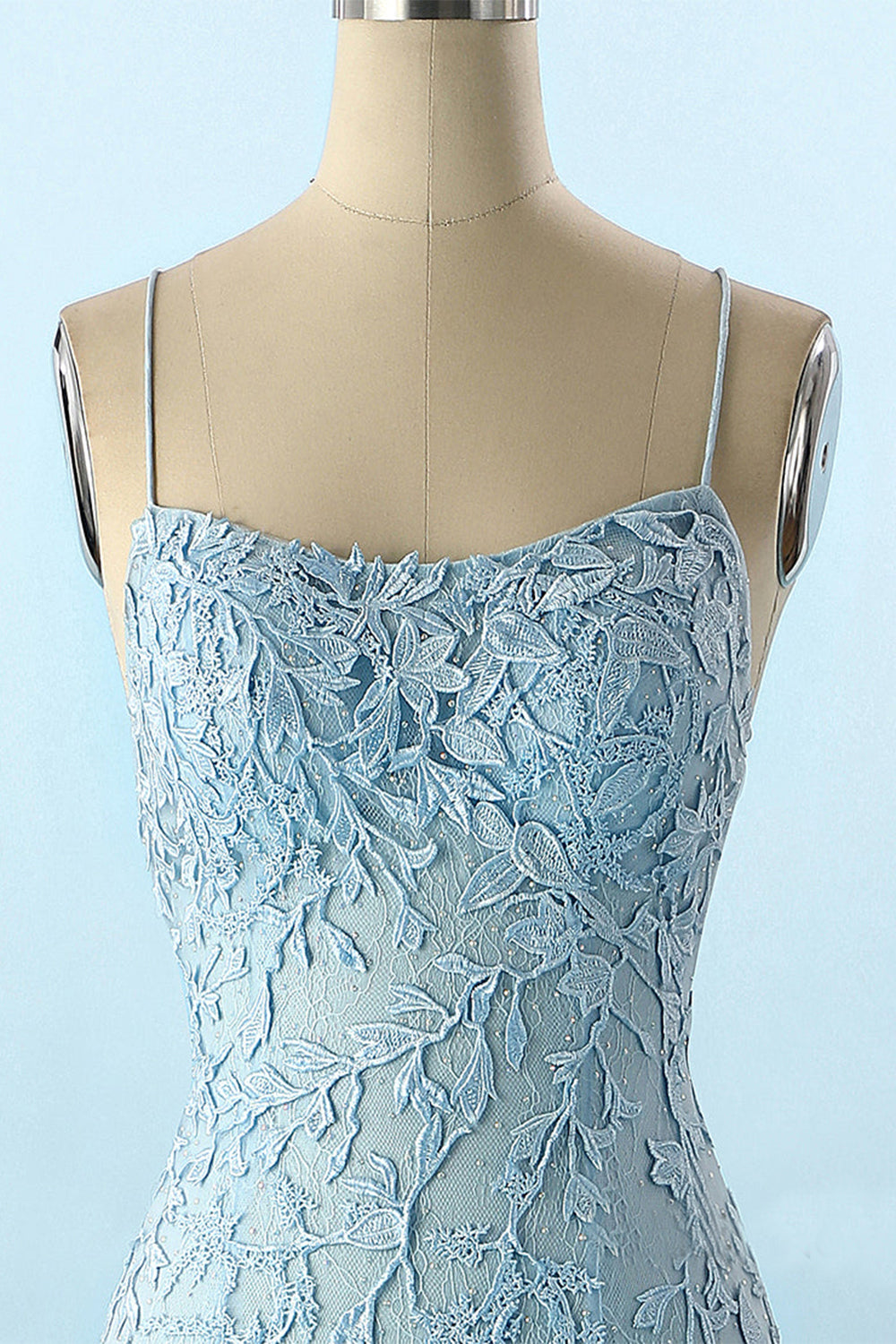 Mermaid Long Prom Dress Backless Evening Dress