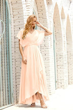 Baoleely  Mother of The Bride Dresses Plus Size V-Neck Floor Length Formal Prom Dress for Wedding Guest 28020