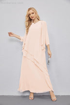 Mother of Bride Dresses with Open Front Lightweight Cardigan Formal Prom Gown  28081