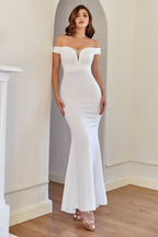 Off the Shoulder Mermaid Prom Dress