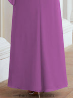 Sunnderly Formal Party Gown Dress Long Mother of The Bride Dresses with Ruffle Cape SY28026