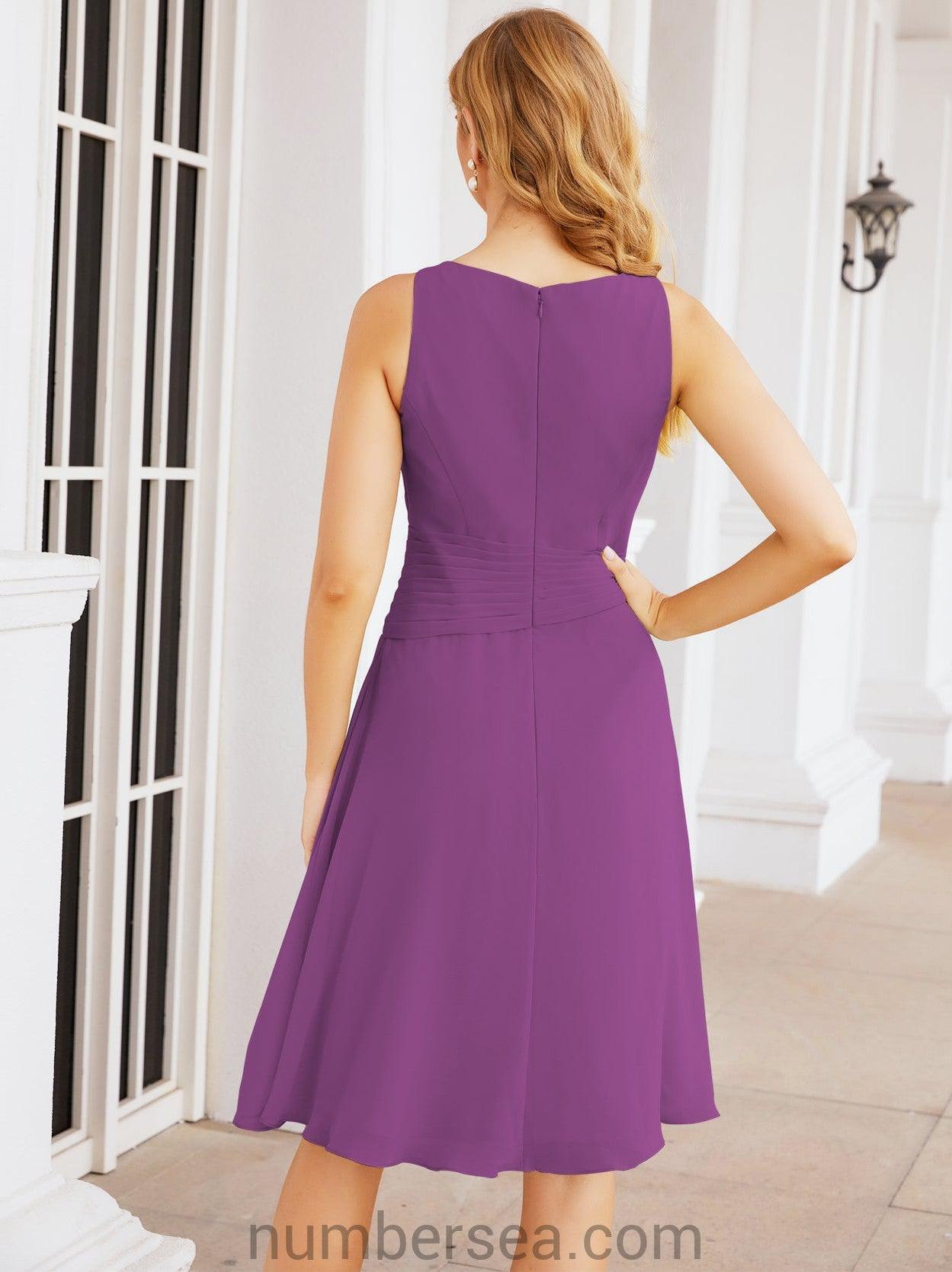 Sunnderly Mother of The Bride Dresses Prom Dress Casual Pleated Dress  SY28065