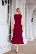 Sunnderly Two-Piece A-line Mother of The Bride Dress Formal Party Gown Dress SY28072