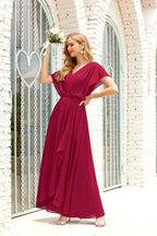 Baoleely  Mother of The Bride Dresses Plus Size V-Neck Floor Length Formal Prom Dress for Wedding Guest 28020
