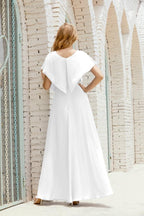 Baoleely  Mother of The Bride Dresses Plus Size V-Neck Floor Length Formal Prom Dress for Wedding Guest 28020