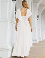 Numbersea Bridesmaid Dresses Backless Formal Prom Gowns for Evening Party Mother of The Bride Dress 28040