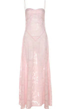 Spaghetti Straps A-Line Prom Gown Evening Dress