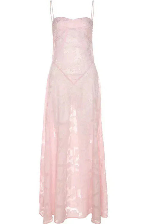 Spaghetti Straps A-Line Prom Gown Evening Dress
